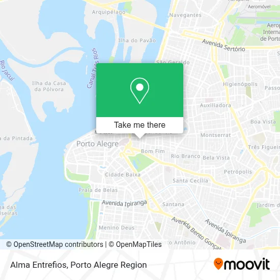 Alma Entrefios map