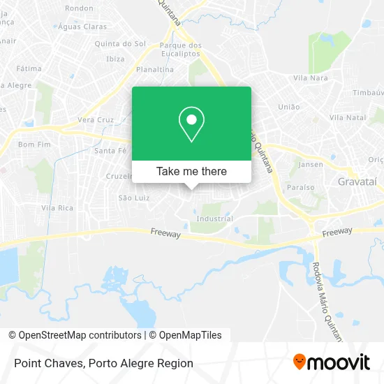 Point Chaves map