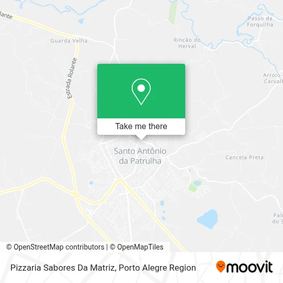 Pizzaria Sabores Da Matriz map