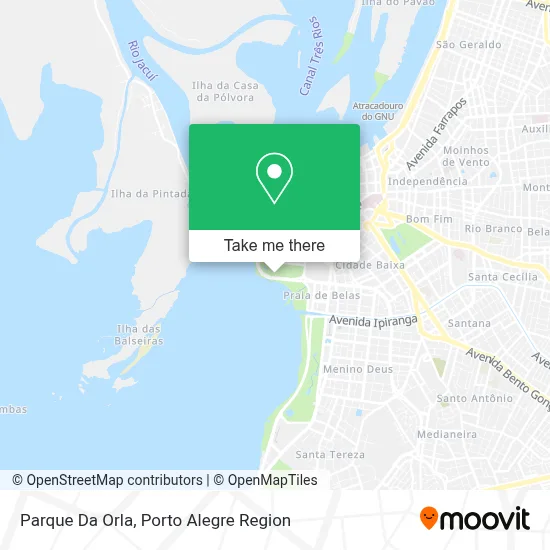 Parque Da Orla map