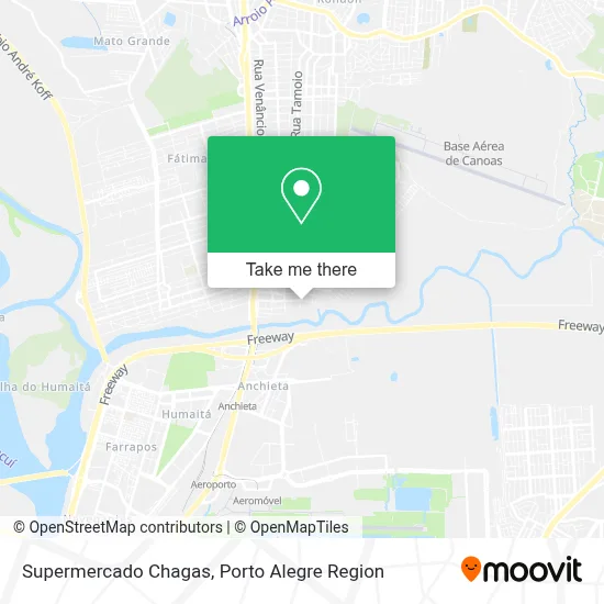 Supermercado Chagas map