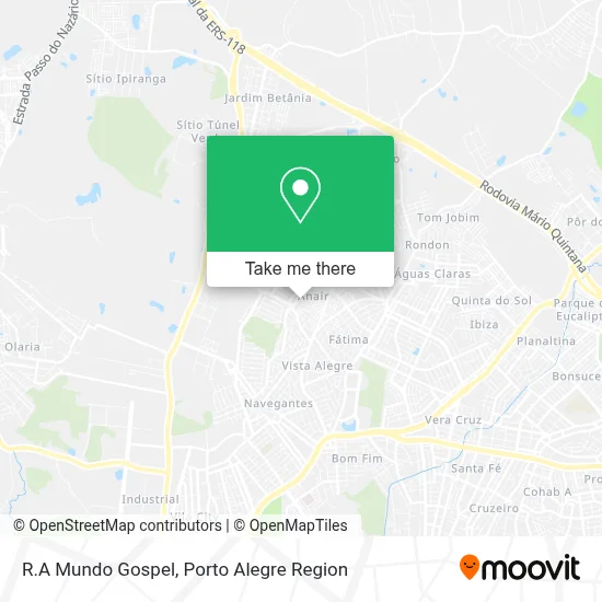 R.A Mundo Gospel map