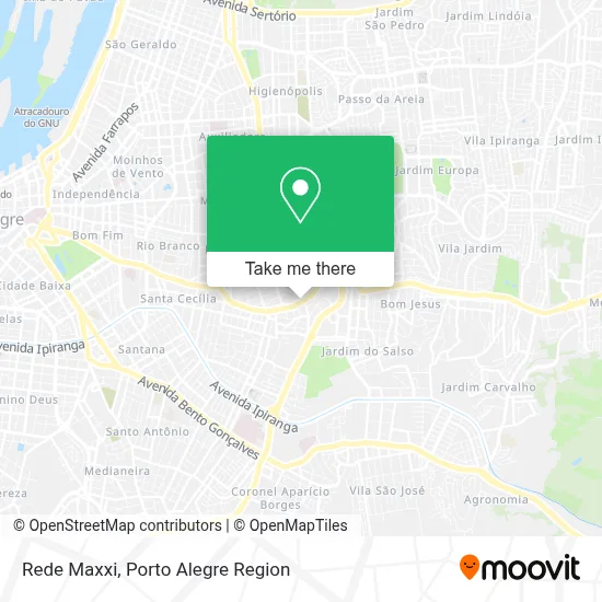 Rede Maxxi map
