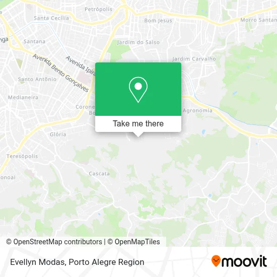 Evellyn Modas map