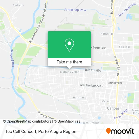 Tec Cell Concert map