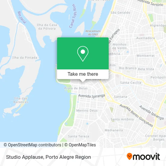 Studio Applause map
