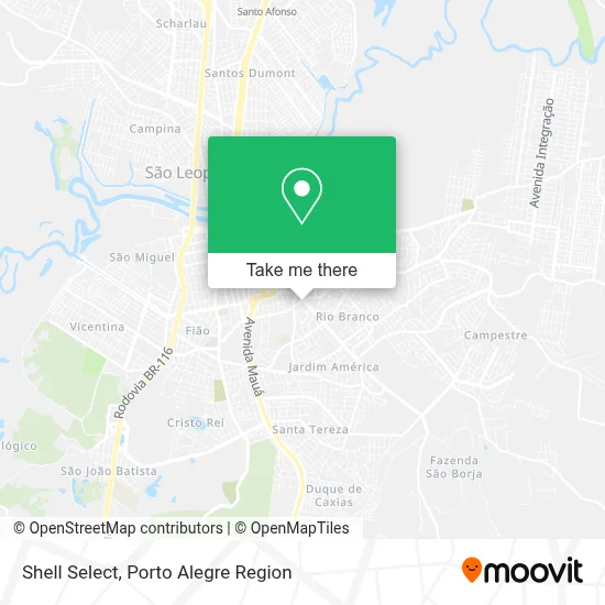 Shell Select map