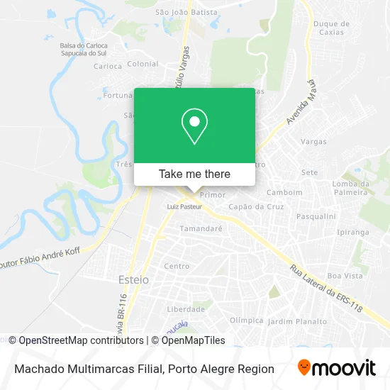 Machado Multimarcas Filial map
