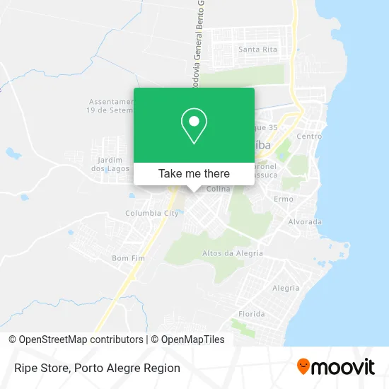 Ripe Store map