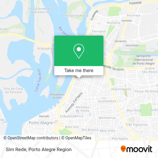 Sim Rede map