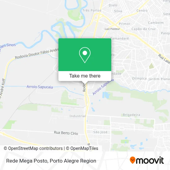 Rede Mega Posto map