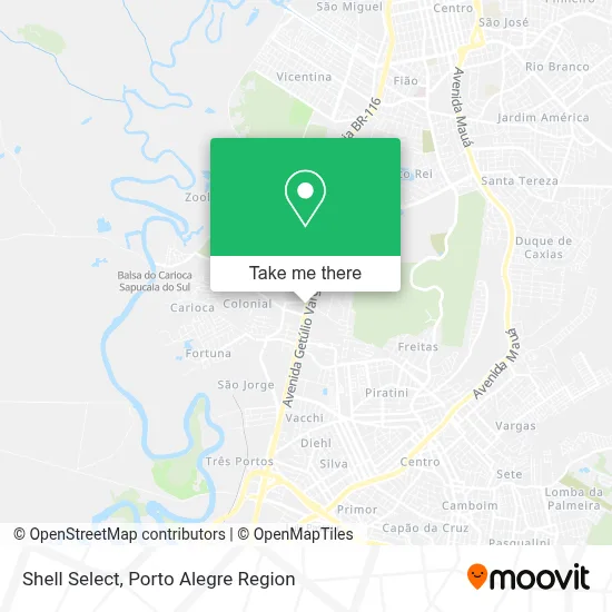 Shell Select map