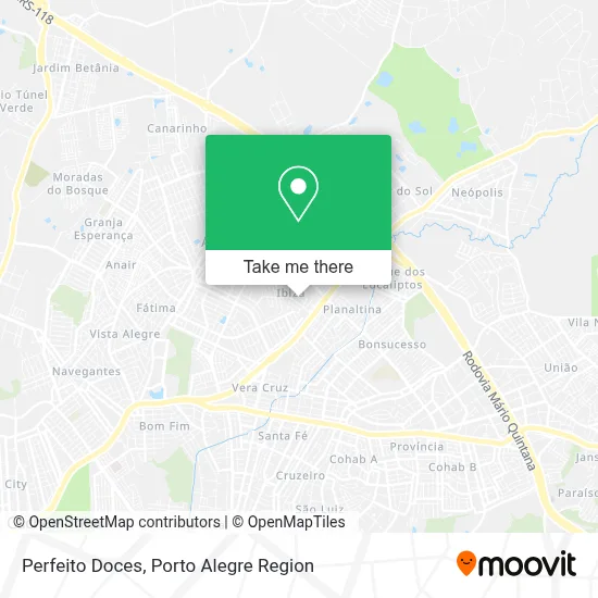 Perfeito Doces map