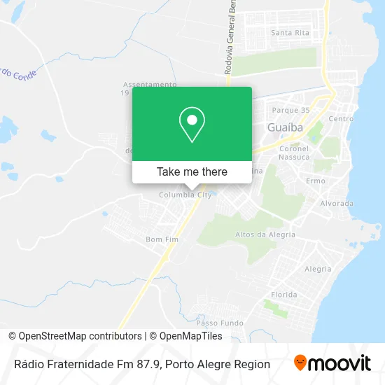 Rádio Fraternidade Fm 87.9 map