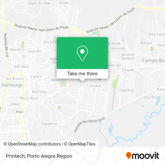 Printech map