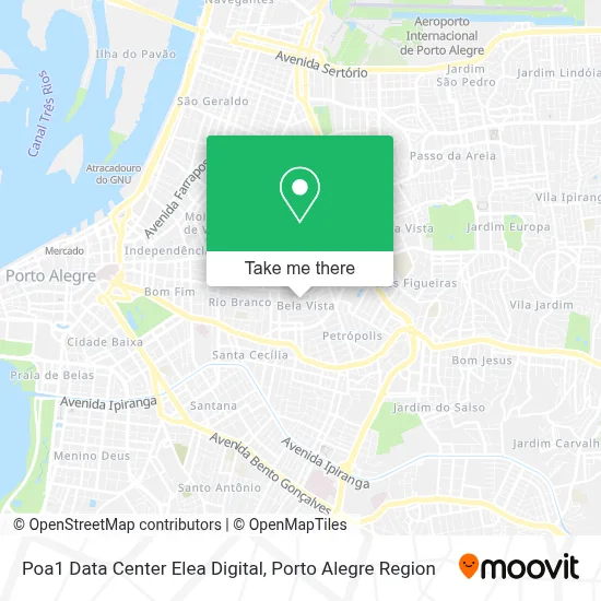 Poa1 Data Center Elea Digital map