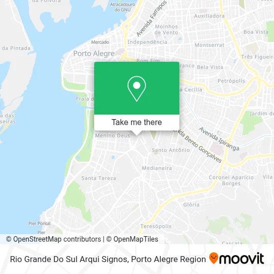 Rio Grande Do Sul Arqui Signos map