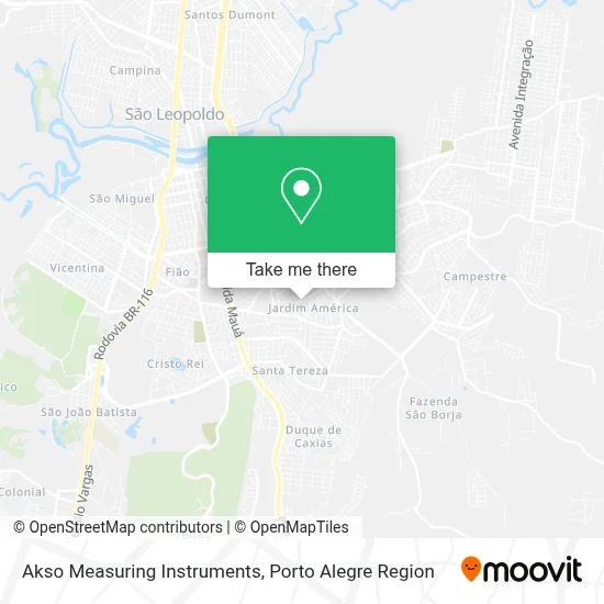Akso Measuring Instruments map