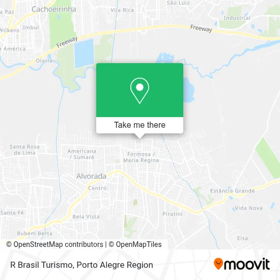 R Brasil Turismo map
