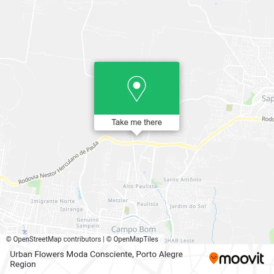 Urban Flowers Moda Consciente map