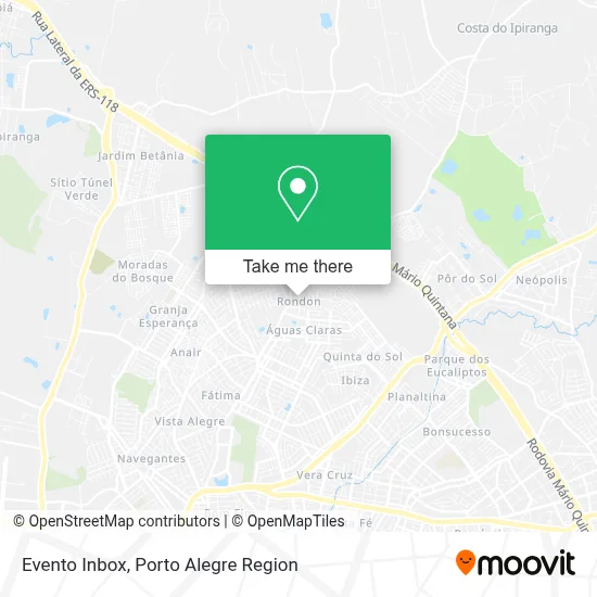 Evento Inbox map