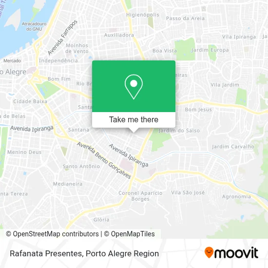 Rafanata Presentes map