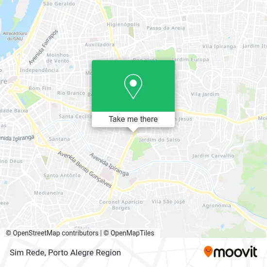 Sim Rede map