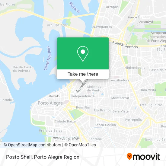 Posto Shell map