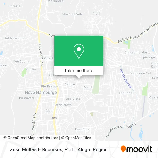 Transit Multas E Recursos map