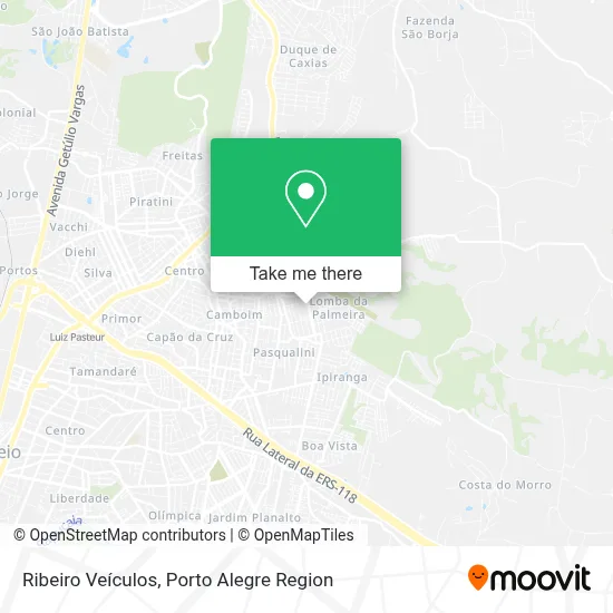 Ribeiro Veículos map