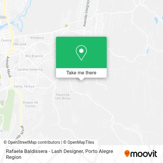 Rafaela Baldissera - Lash Designer map