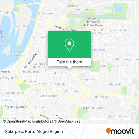 Solarplac map