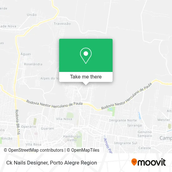Ck Nails Designer map