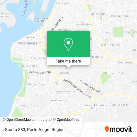 Studio 883 map