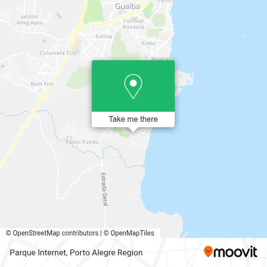 Parque Internet map