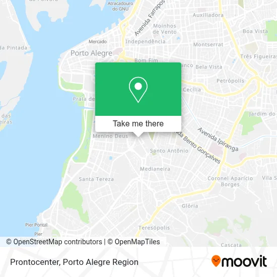 Prontocenter map