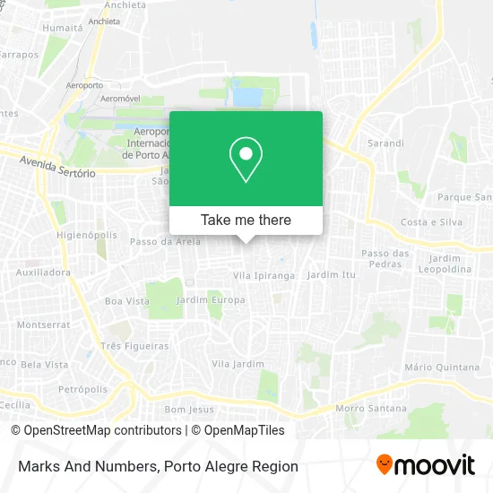 Marks And Numbers map