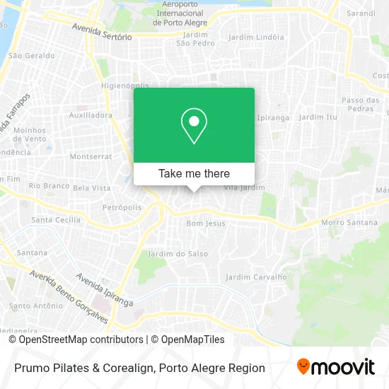 Prumo Pilates & Corealign map