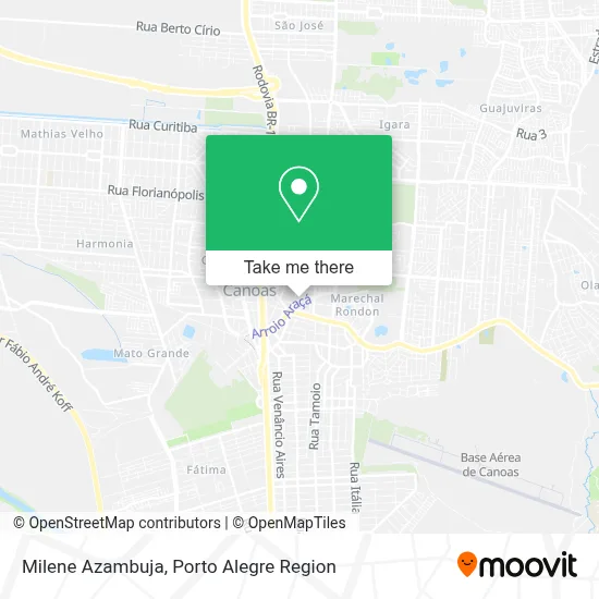 Milene Azambuja map