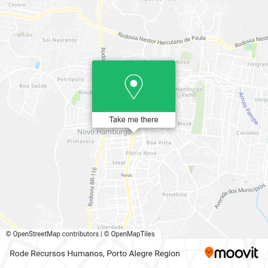 Rode Recursos Humanos map
