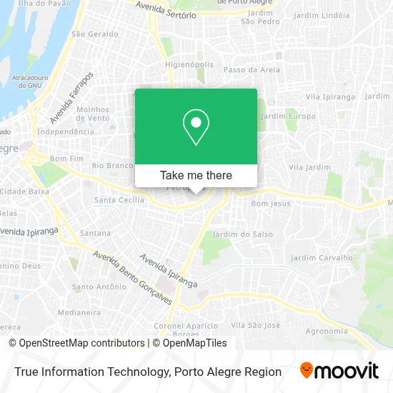 True Information Technology map