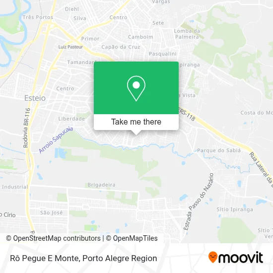 Rô Pegue E Monte map