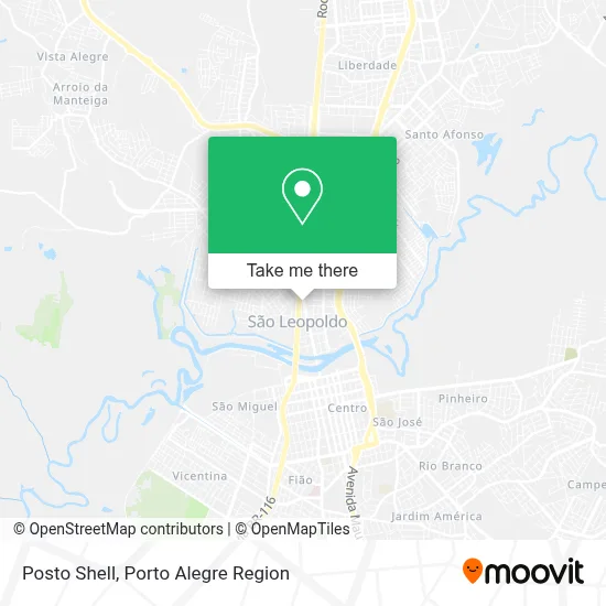 Posto Shell map