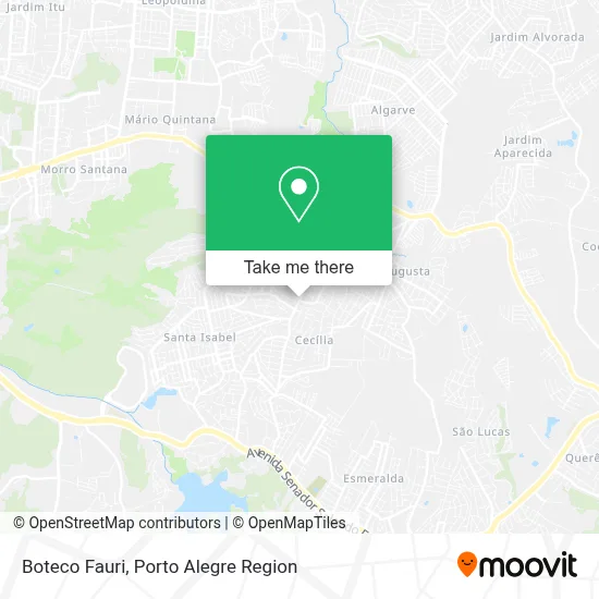 Boteco Fauri map