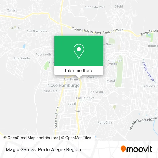 Magic Games map