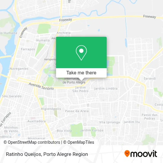 Ratinho Queijos map