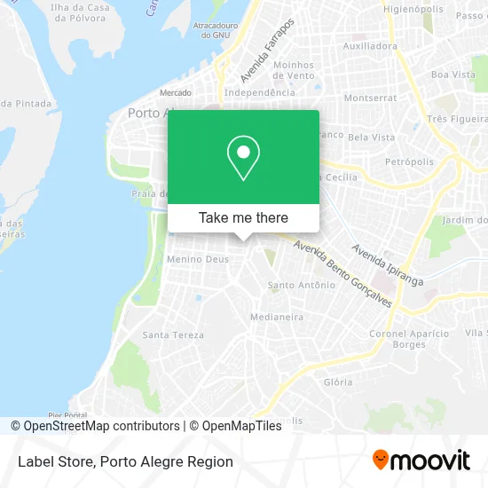 Label Store map