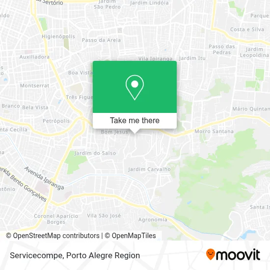 Servicecompe map
