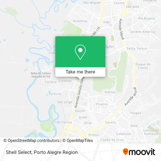 Shell Select map