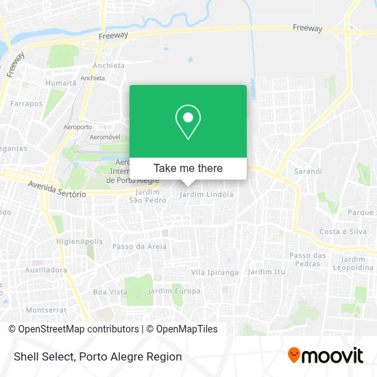 Shell Select map